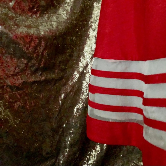 Quiet Luxury 100% silk  Illusion Fit and Flare Dress - Picture 5 of 6